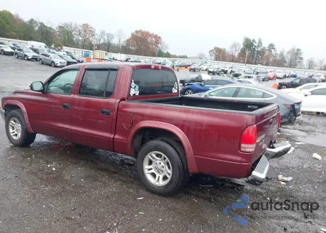 2003 Dodge Dakota Slt from USA, damaged, VIN 1D7HL48N13S339785
